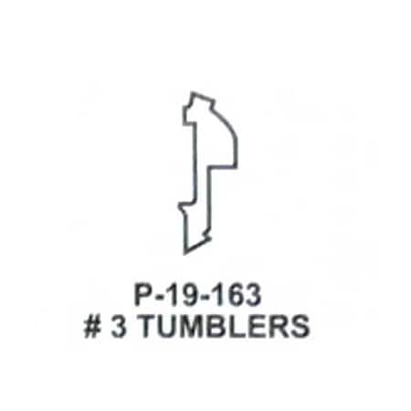 Asp ASP:Honda high security tumbler #3, PK 25 ASP-P-19-163